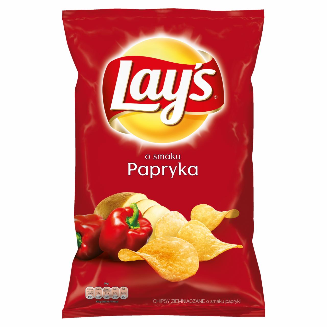 Zdjęcia - Lay's o smaku Papryka Chipsy ziemniaczane 150 g