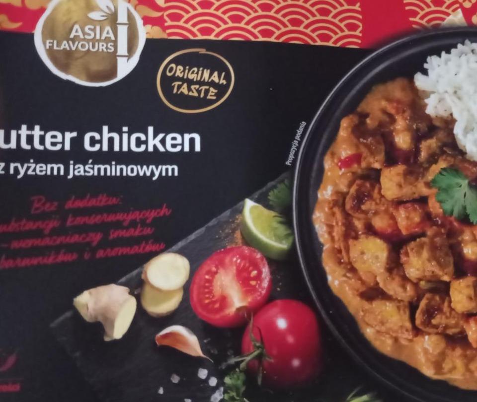 Zdjęcia - Butter chicken ryżem jaśninowym (biedronka)