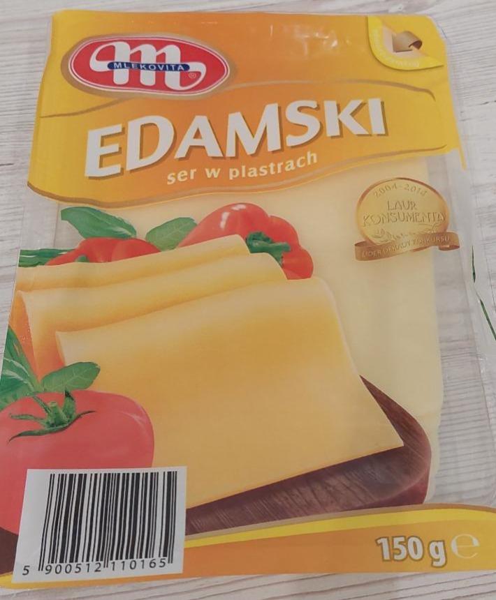 Zdjęcia - Mlekovita Ser Edamski w plastrach 150 g