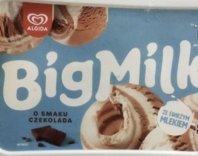 Zdjęcia - Lody o smaku śmietankowym i lody o smaku czekoladowym Algida