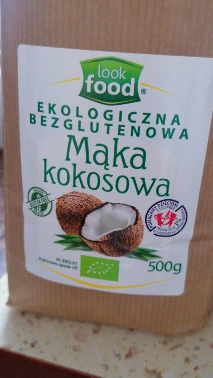 Zdjęcia - Look Food Ekologiczna bezglutenowa mąka kokosowa 500 g