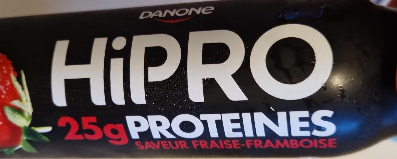 Zdjęcia - HiPRO 25g Proteines saveur fraise-framboise Danone