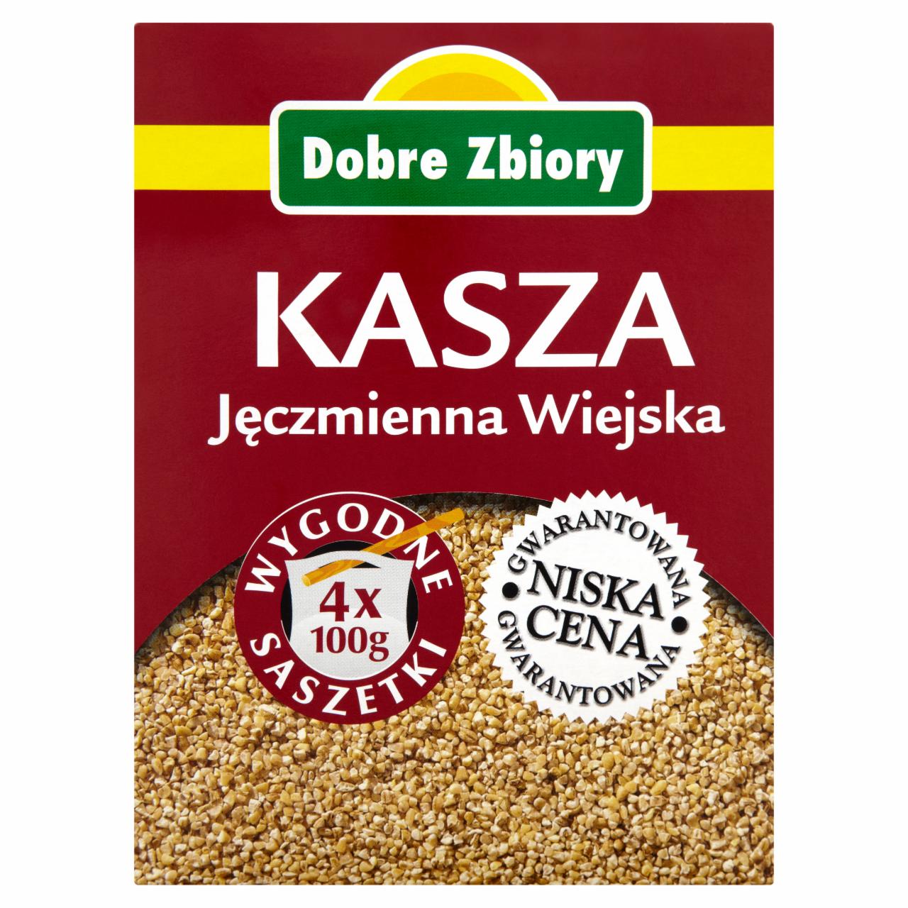 Zdjęcia - Dobre Zbiory Kasza jęczmienna wiejska 400 g (4 torebki)