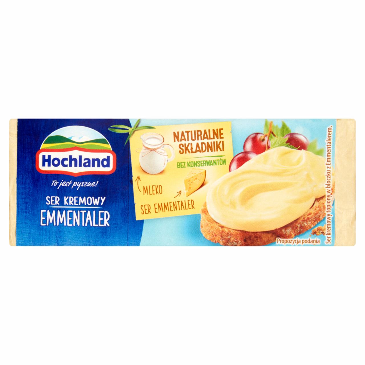 Zdjęcia - Hochland Ser kremowy Emmentaler 100 g