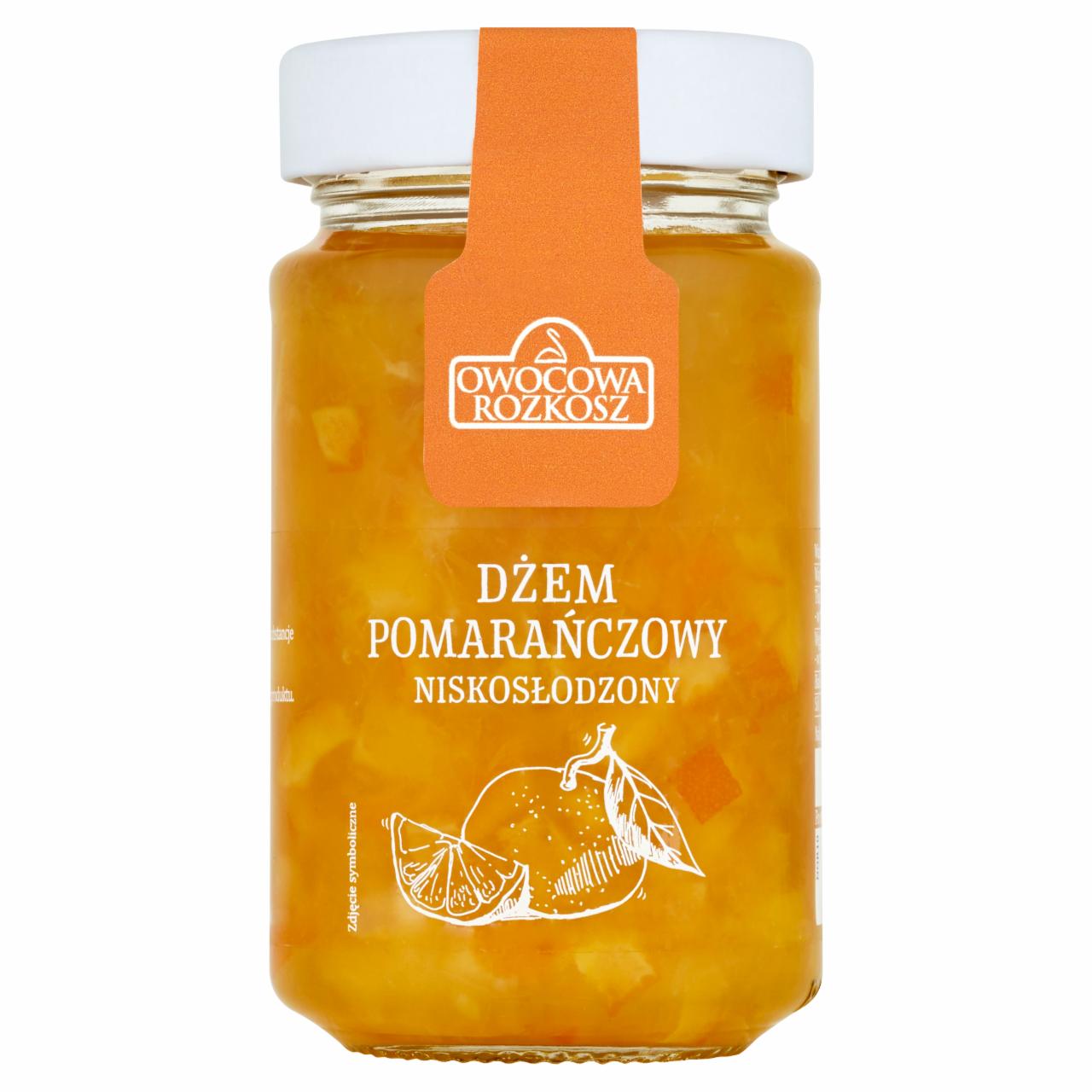 Zdjęcia - Owocowa Rozkosz Dżem pomarańczowy niskosłodzony 250 g