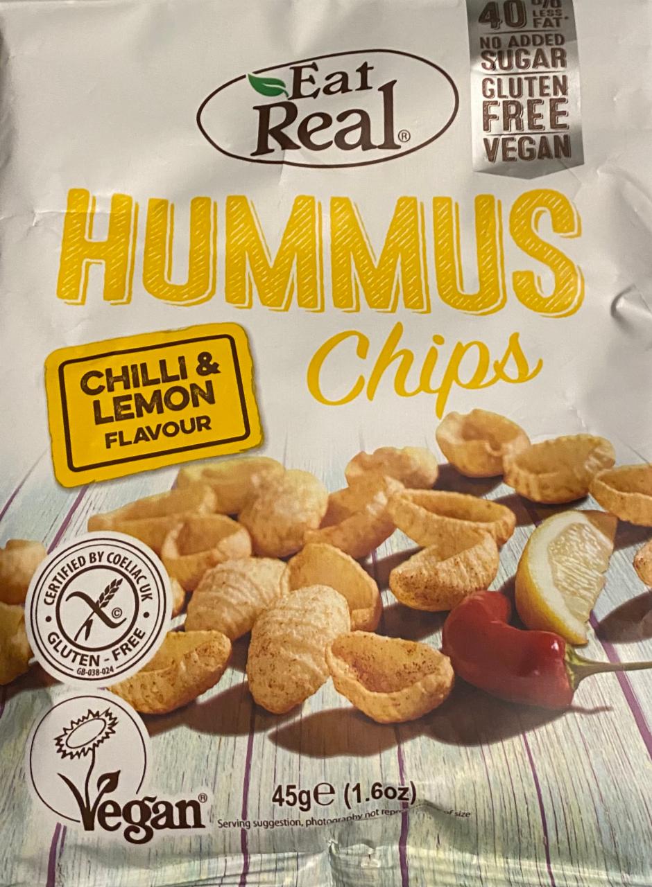 Zdjęcia - Hummus Chips. Chilli & Lemon Flavour eat real