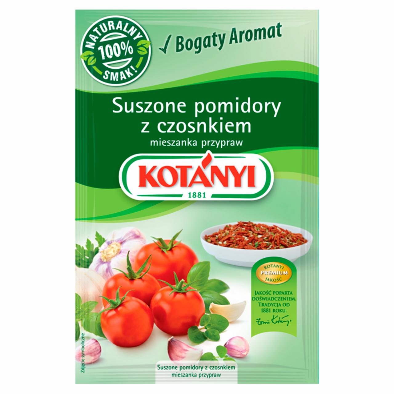 Zdjęcia - Kotányi Suszone pomidory z czosnkiem mieszanka przypraw 22 g