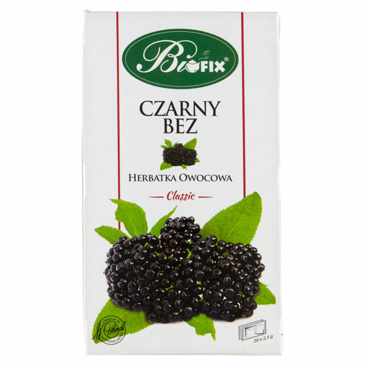 Zdjęcia - Bifix Classic Herbatka owocowa czarny bez 50 g (20 x 2,5 g)