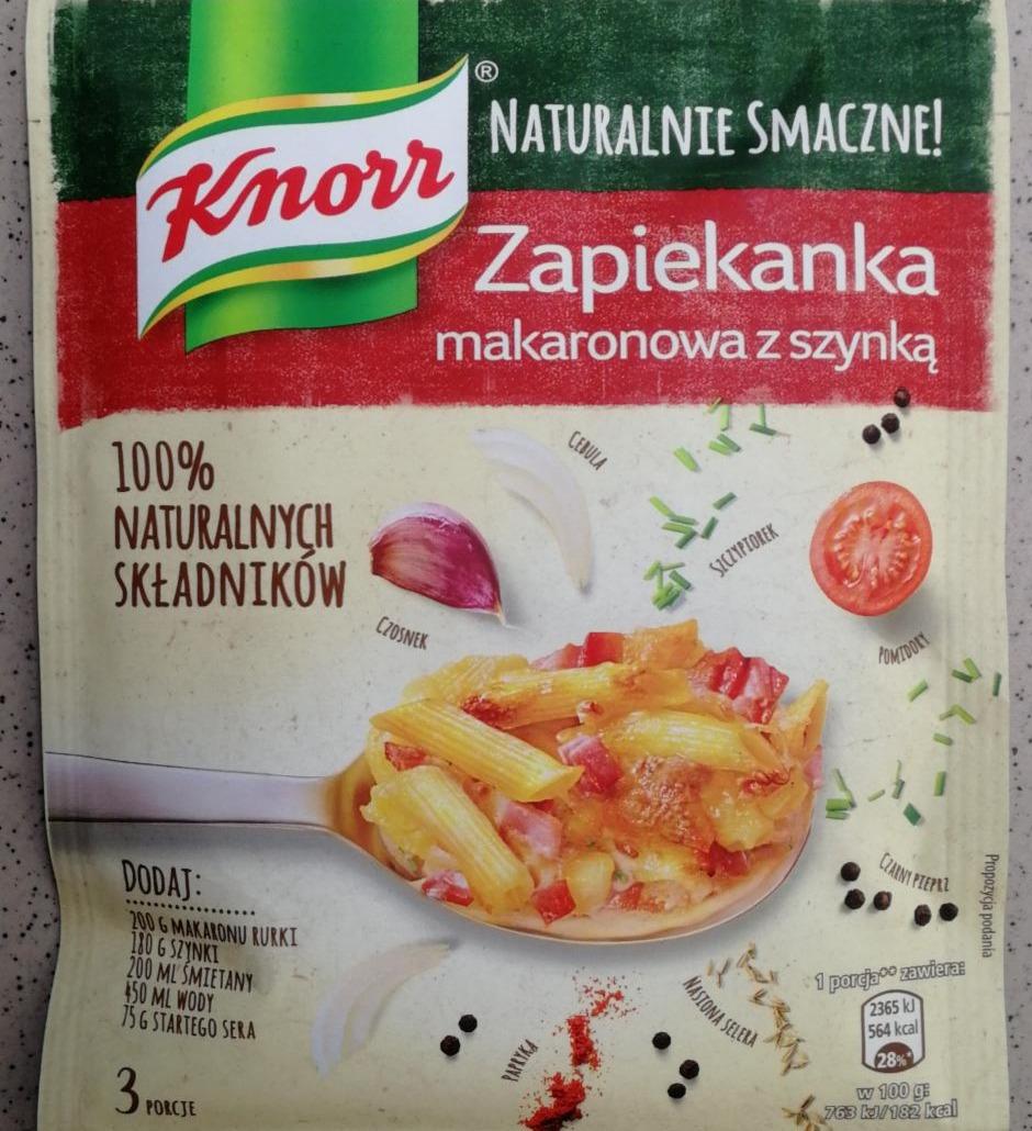 Zdjęcia - Knorr Zapiekanka makaronowa z szynką 44 g