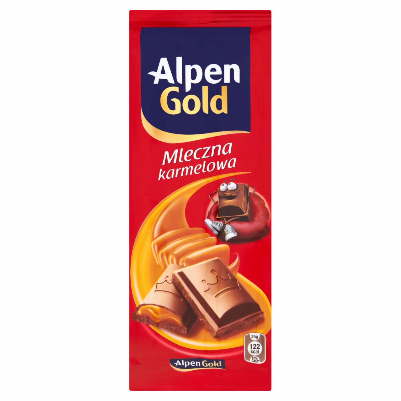 Zdjęcia - Alpen Gold Mleczna karmelowa Czekolada 100 g