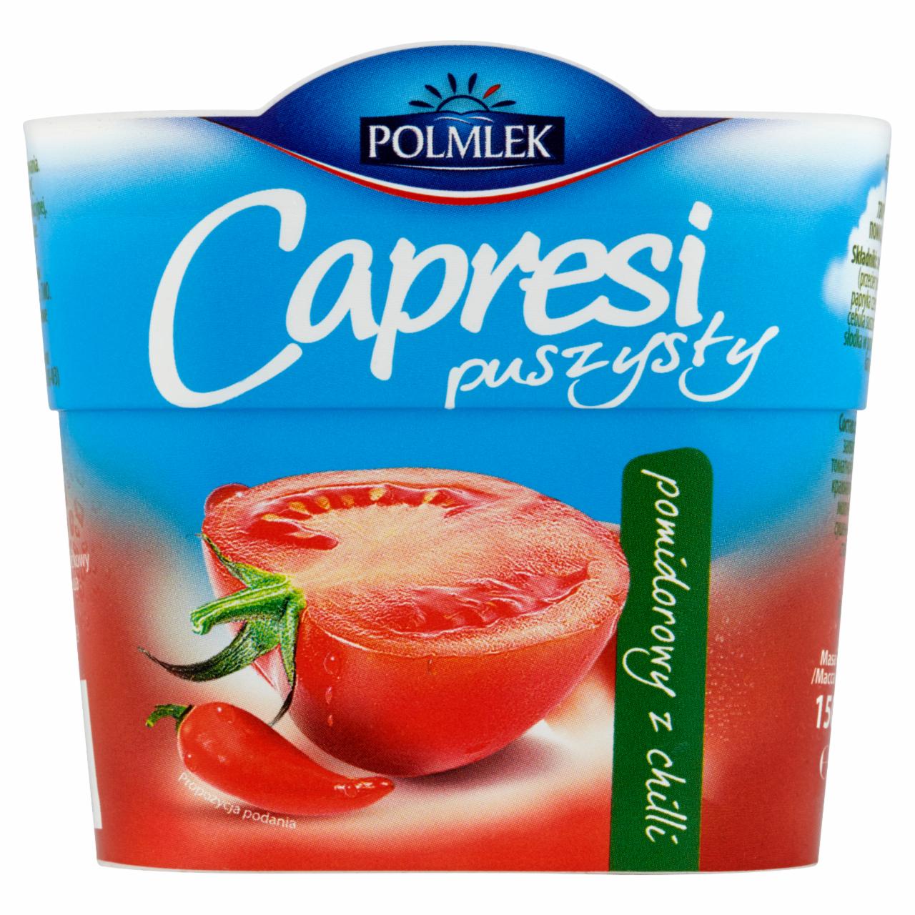 Zdjęcia - Polmlek Capresi puszysty pomidorowy z chilli Serek twarogowy 150 g