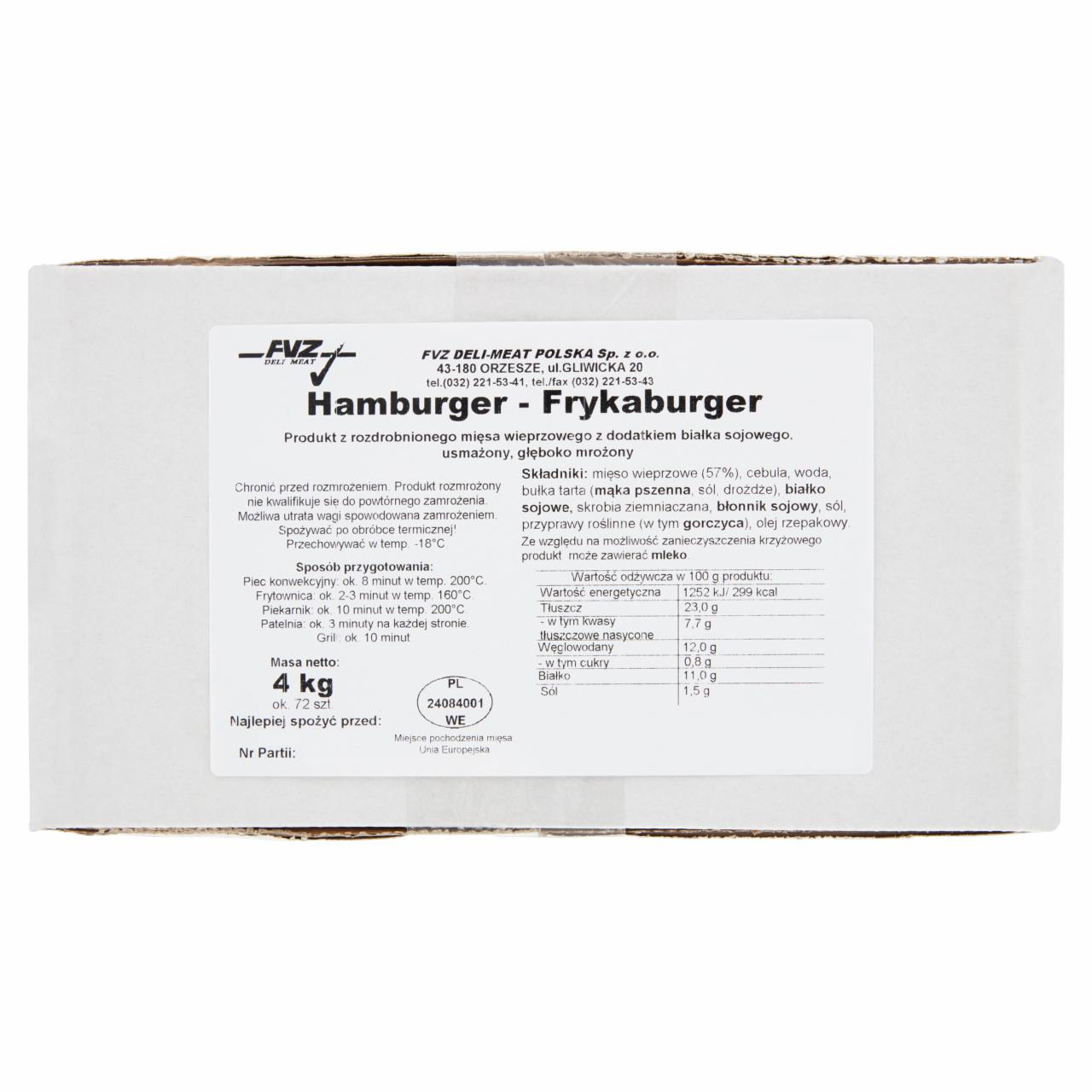 Zdjęcia - FVZ Hamburger-frykaburger 4 kg