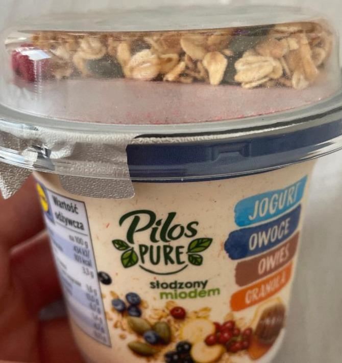 Zdjęcia - Jogurt owoce owies granola Pilos Pure