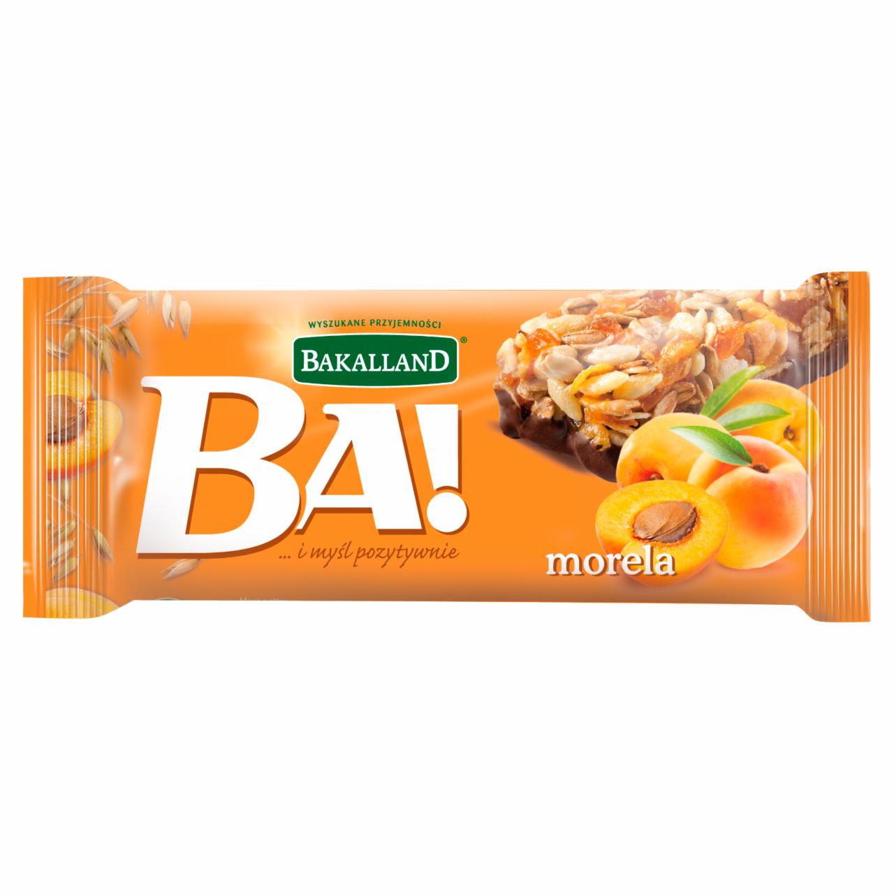 Zdjęcia - Bakalland Ba! morela Baton zbożowy 40 g