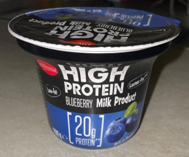 Zdjęcia - High Protein Milk product Blueberry Milbona