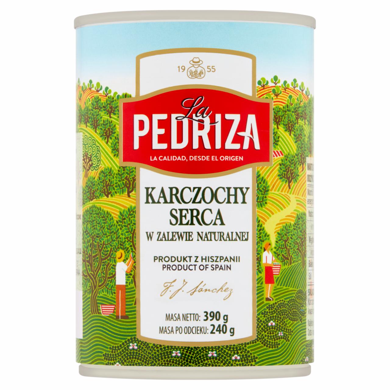 Zdjęcia - La Pedriza Karczochy serca w zalewie naturalnej 390 g