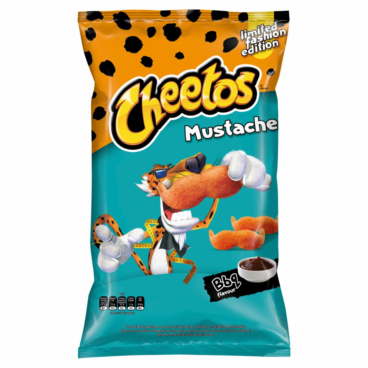Zdjęcia - Cheetos Mustache Chrupki kukurydziane o smaku sosu barbecue 160 g