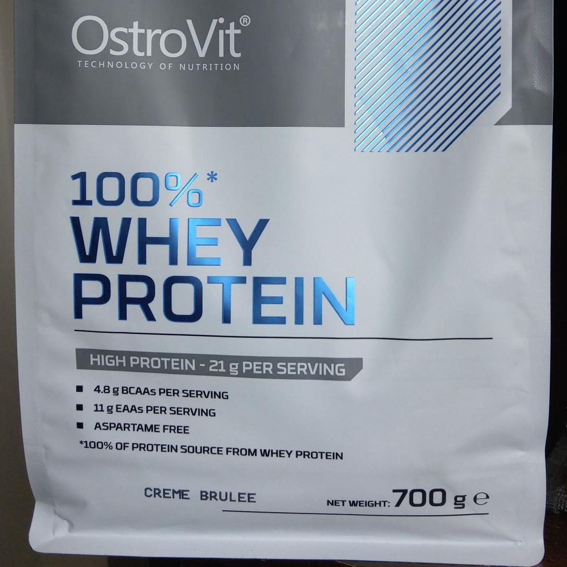 Zdjęcia - 100% Whey Protein creme brulee Ostrovit