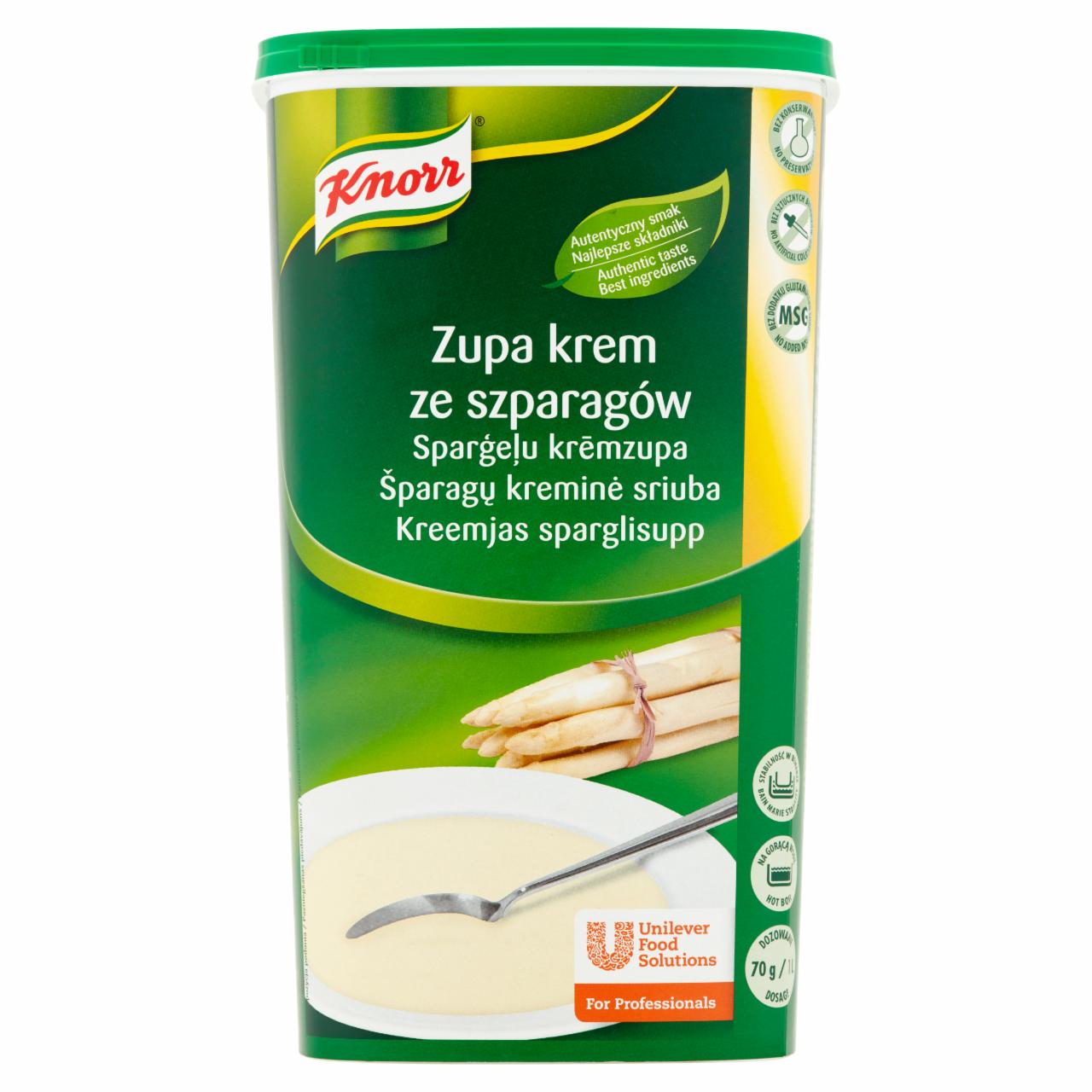 Zdjęcia - Knorr Zupa krem ze szparagów 1,05 kg