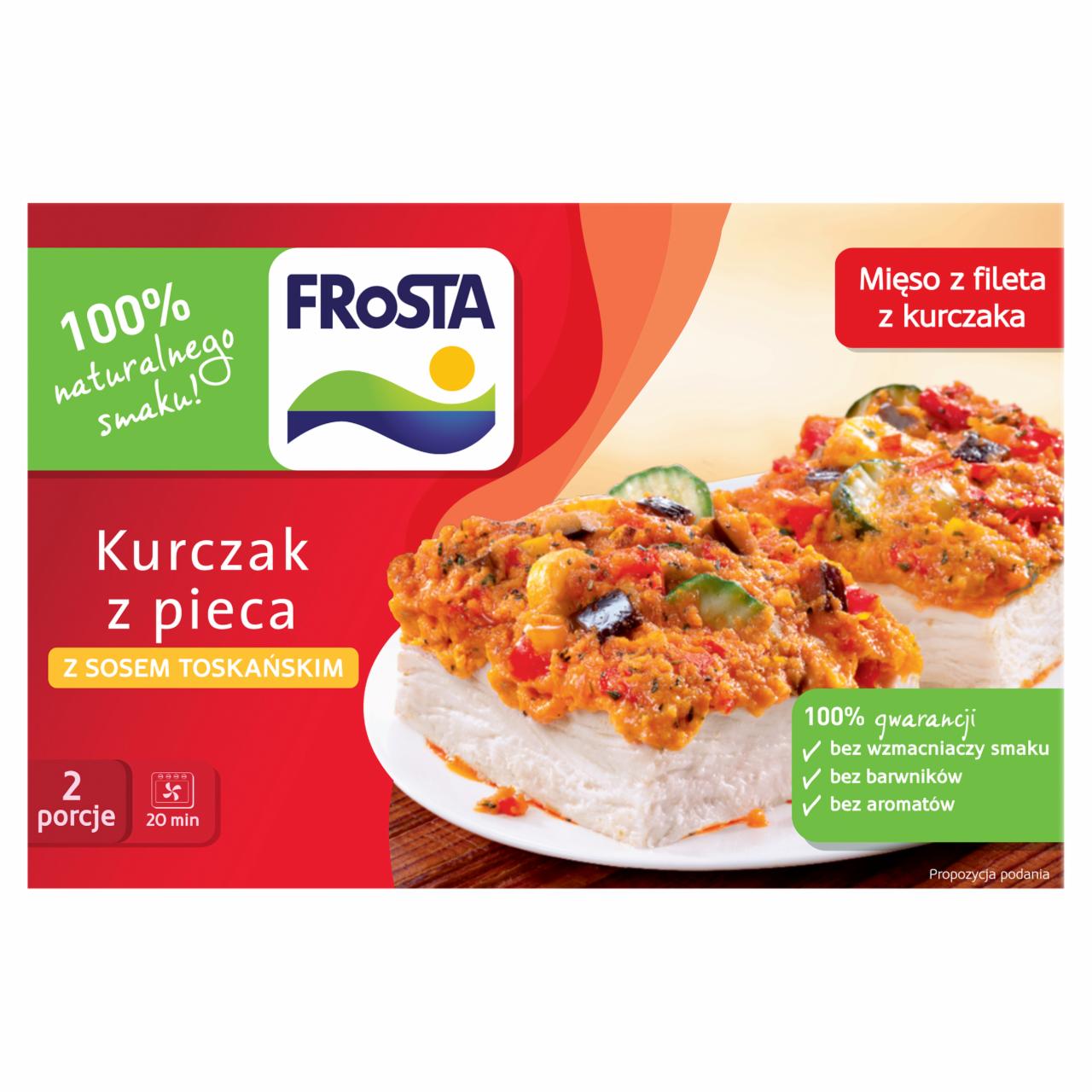 Zdjęcia - FRoSTA Kurczak z pieca z sosem toskańskim 250 g