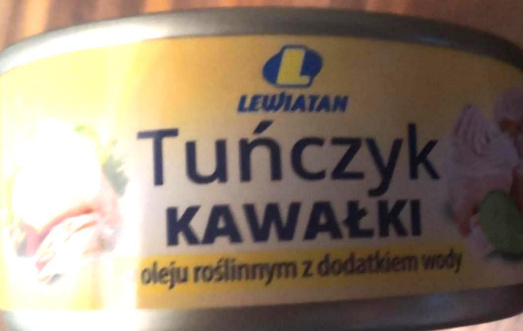 Zdjęcia - Tuńczyk kawałki w oleju roślinnym z dodatkiem wody Lewiatan