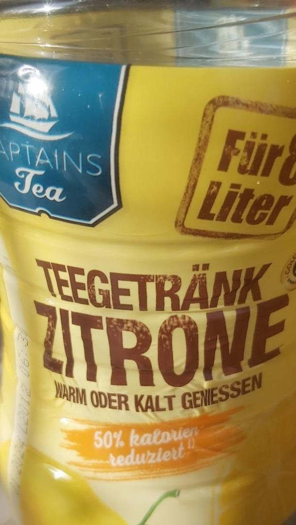 Zdjęcia - Teegetränk Zitone Captains TEA