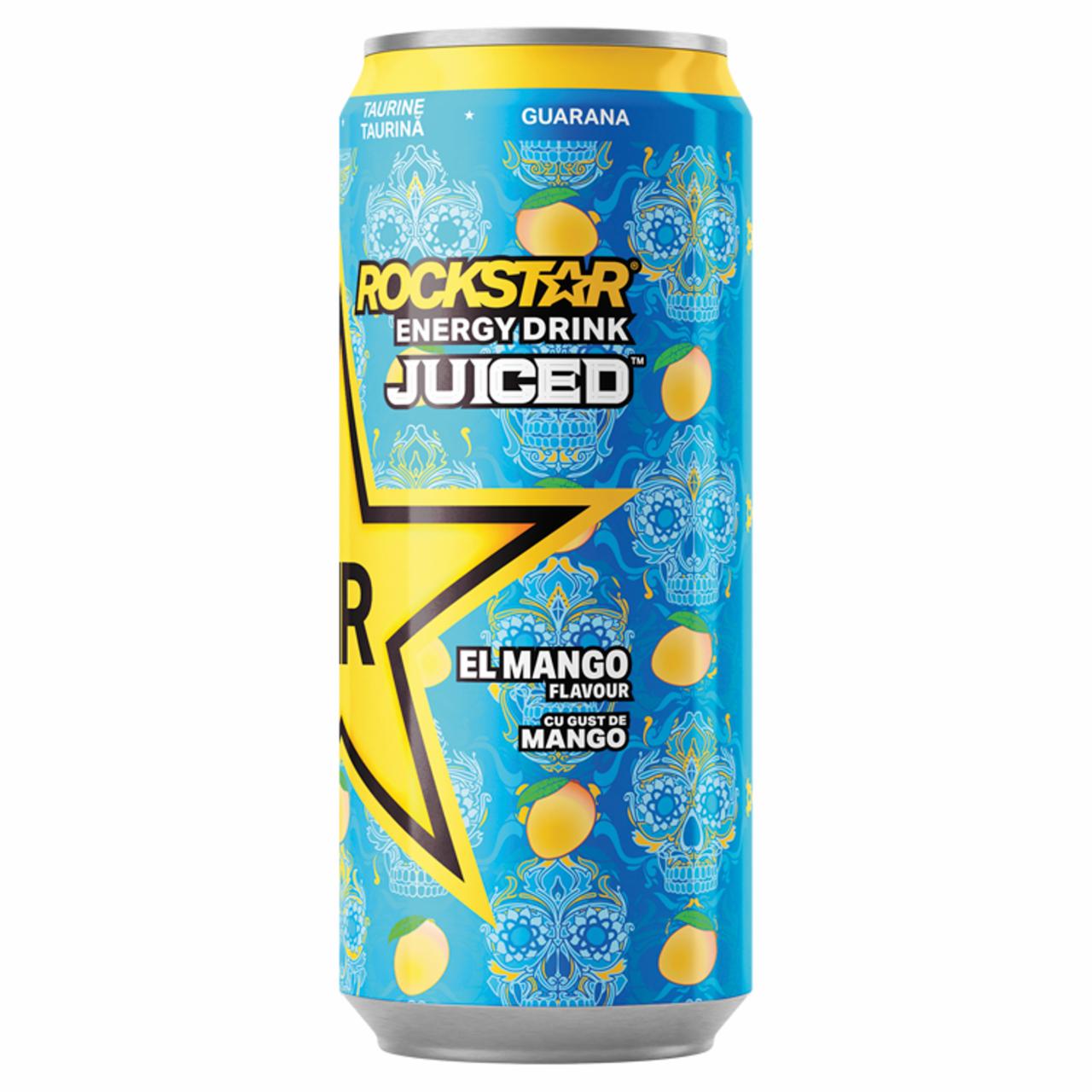 Zdjęcia - Rockstar Juiced El Mango Gazowany napój energetyzujący o smaku mango 500 ml