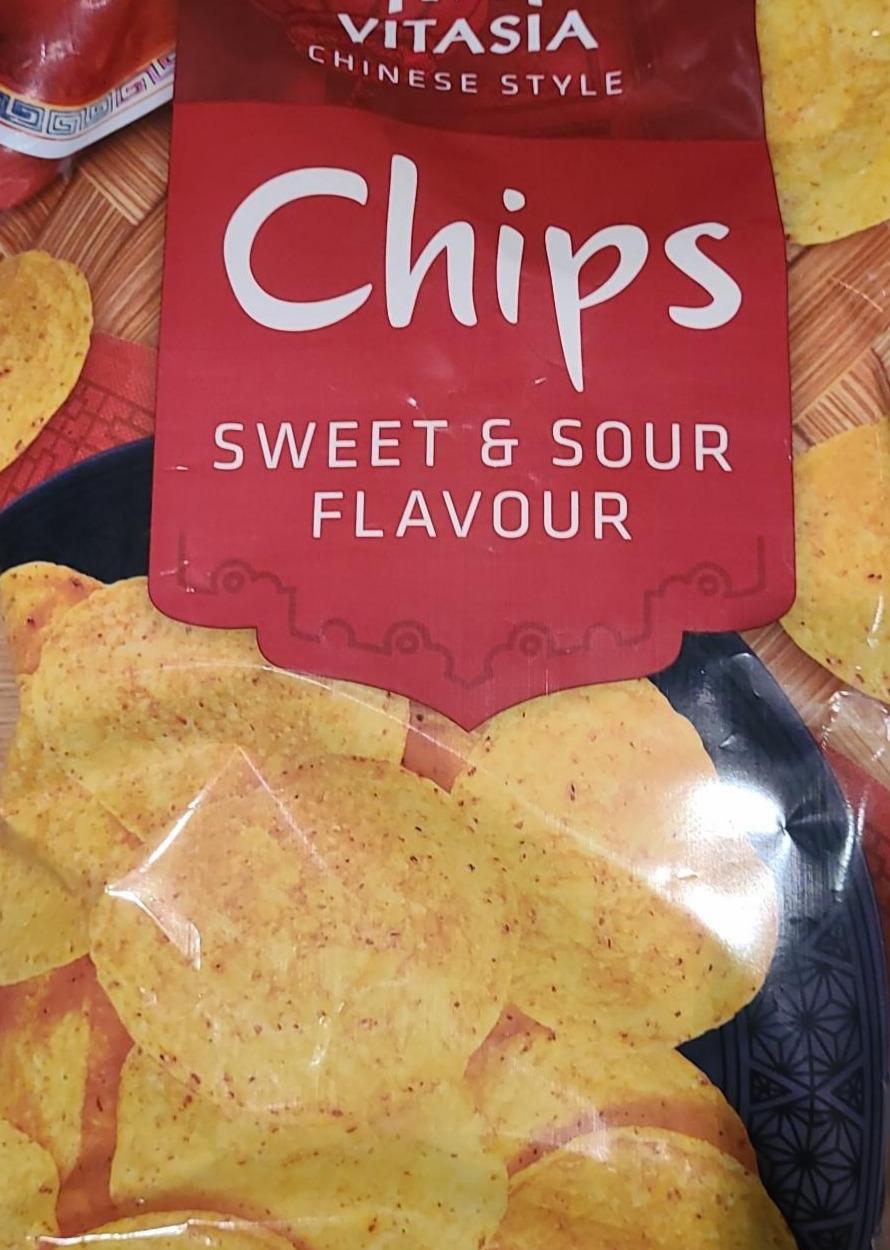 Zdjęcia - chips sweet & sour flavour Vitasia