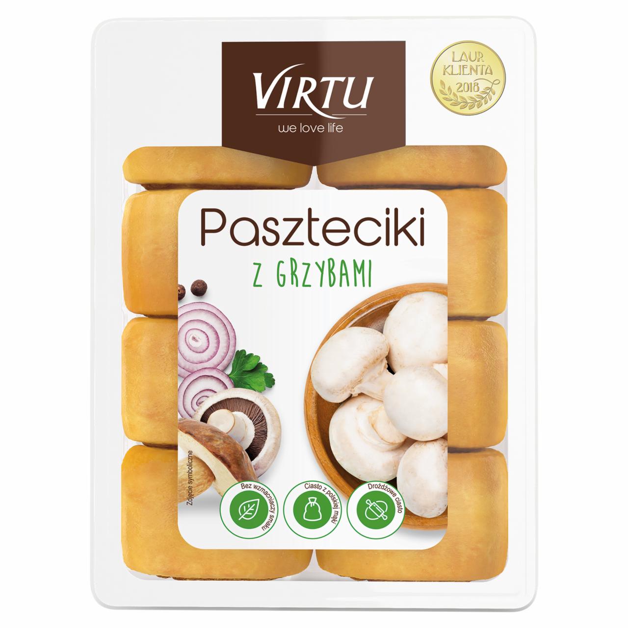 Zdjęcia - Virtu Paszteciki z grzybami 250 g