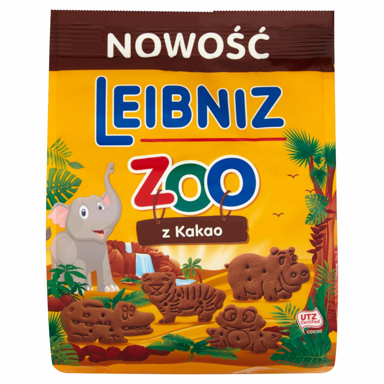 Zdjęcia - Leibniz ZOO Herbatniki z kakao 100 g