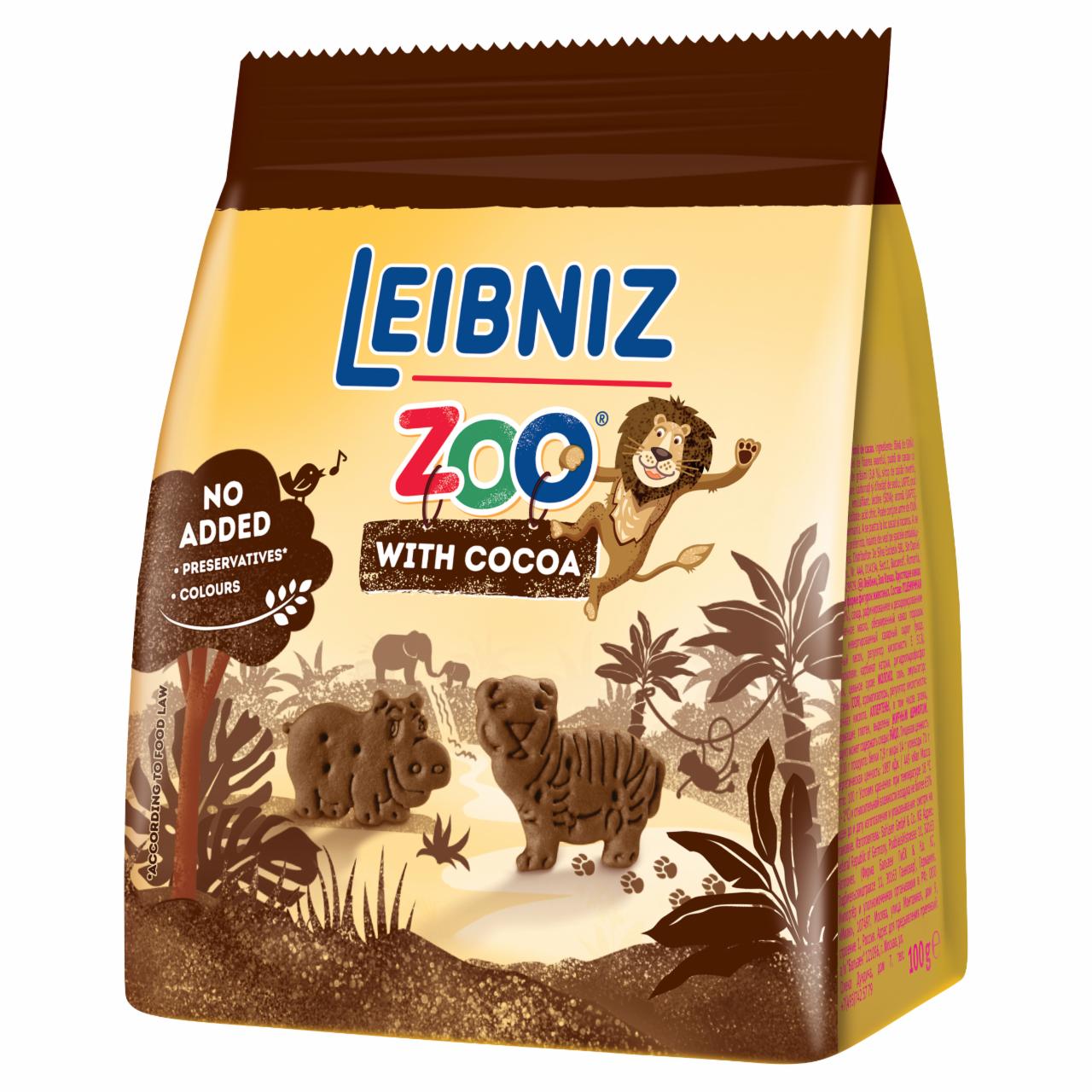 Zdjęcia - Leibniz ZOO Herbatniki z kakao 100 g
