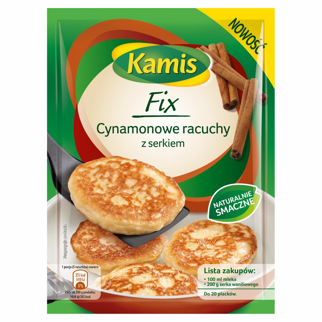 Zdjęcia - Kamis Fix Cynamonowe racuchy z serkiem 180 g