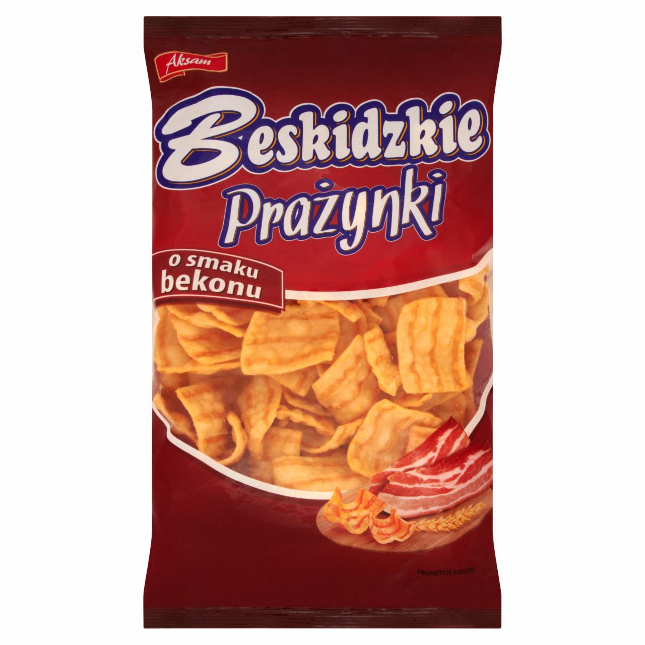 Zdjęcia - Aksam Prażynki Beskidzkie o smaku bekonu 120 g