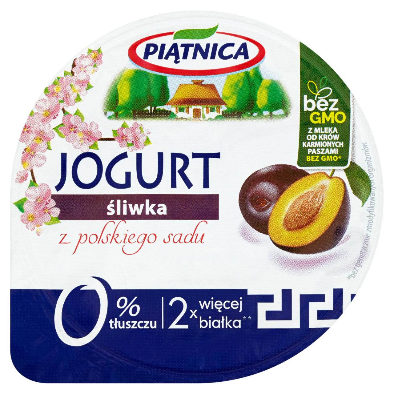 Zdjęcia - Piątnica Jogurt śliwka z polskiego sadu 150 g