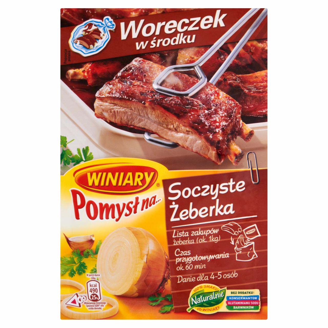 Zdjęcia - Winiary Pomysł na... Soczyste żeberka 30 g