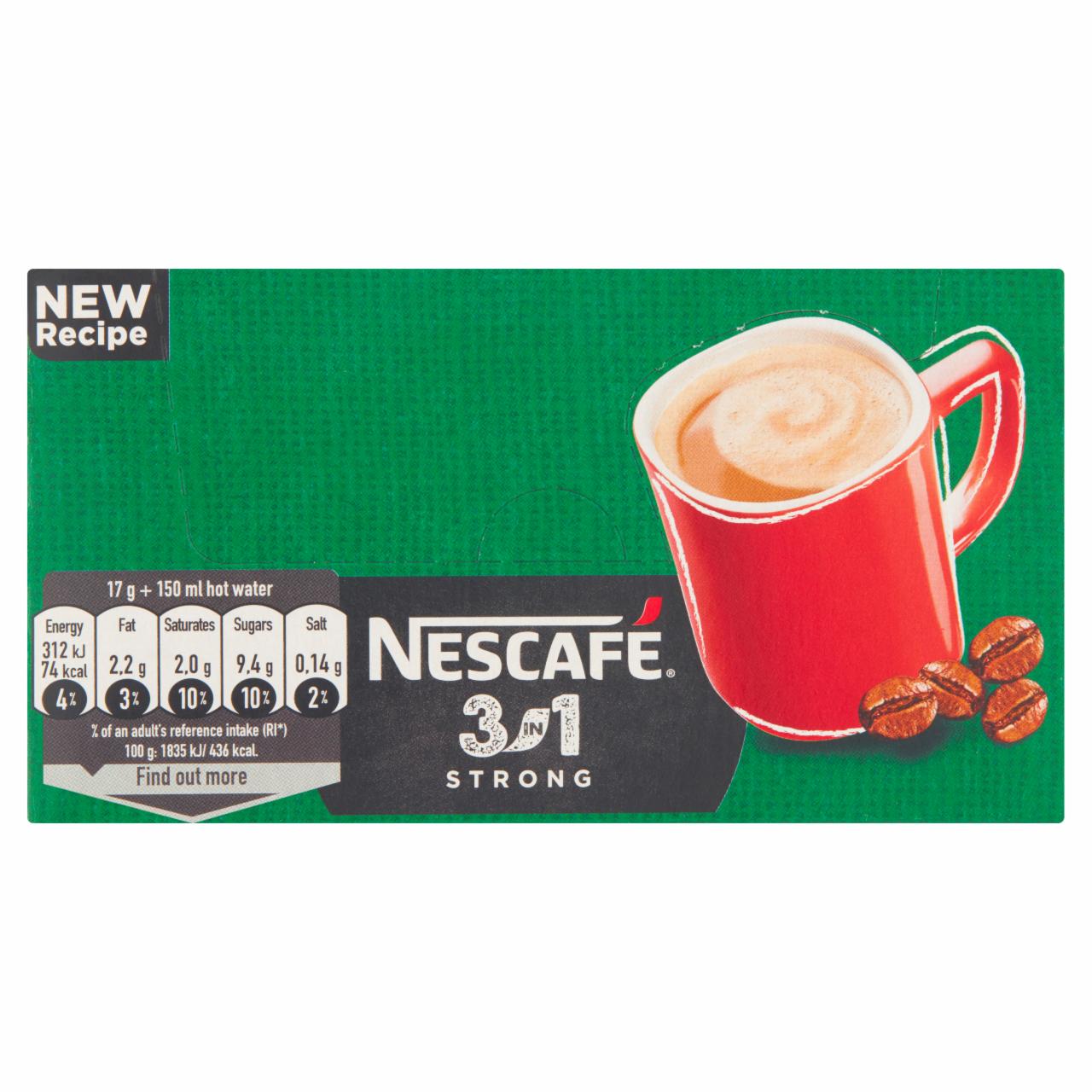 Zdjęcia - Nescafé 3in1 Strong Rozpuszczalny napój kawowy 476 g (28 x 17 g)
