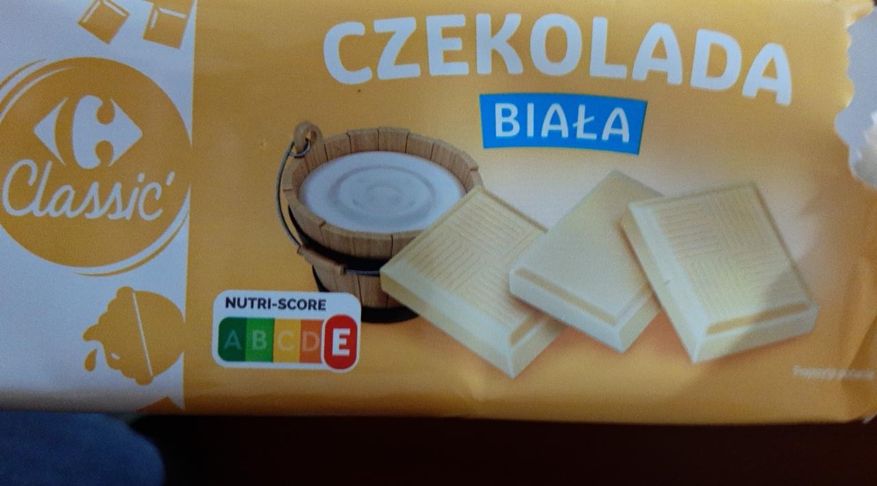 Zdjęcia - Czekolada biała Carrefour