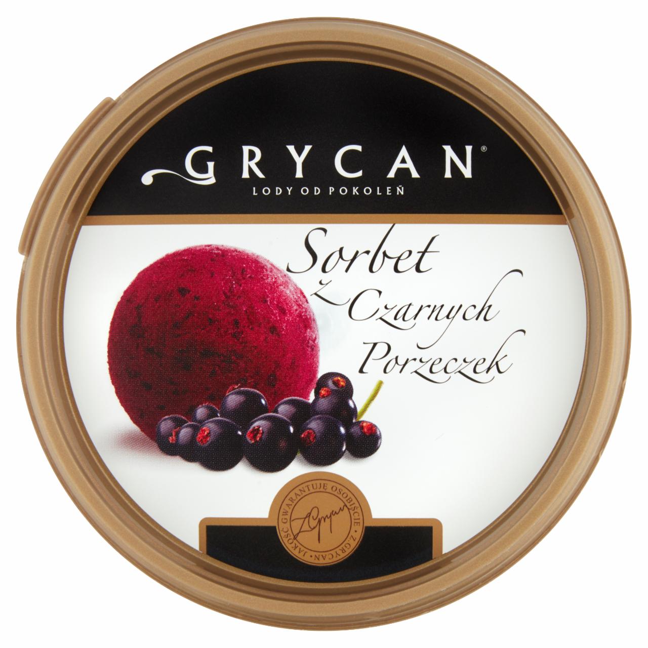 Zdjęcia - Grycan Sorbet z czarnych porzeczek 500 ml