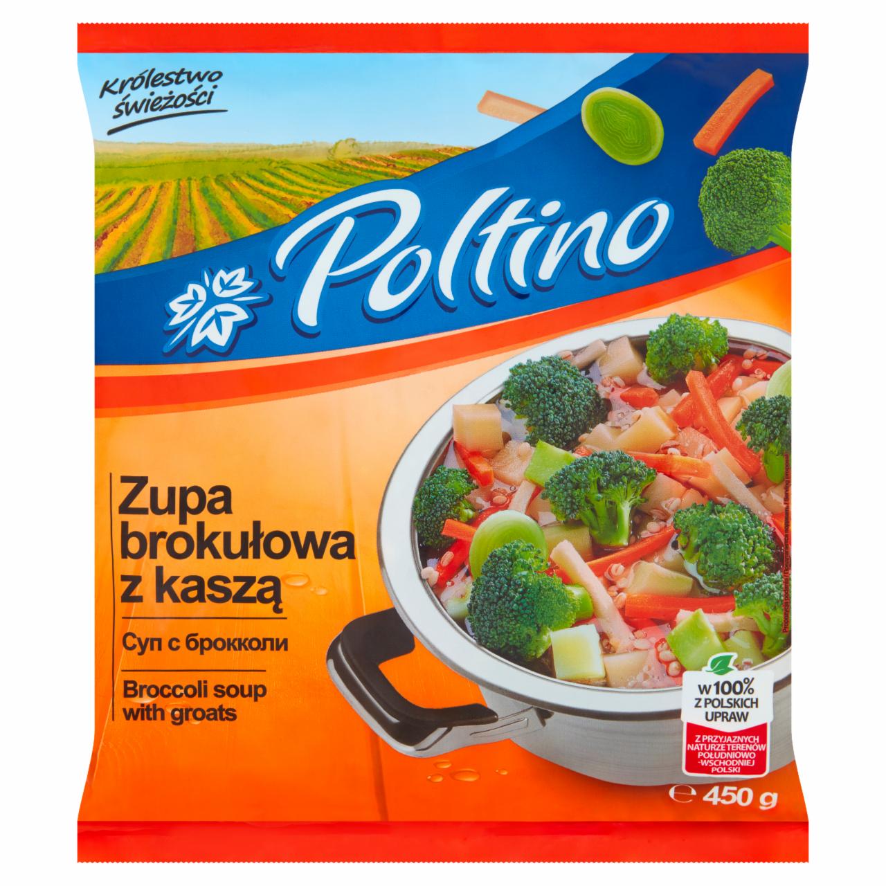 Zdjęcia - Poltino Zupa brokułowa z kaszą 450 g