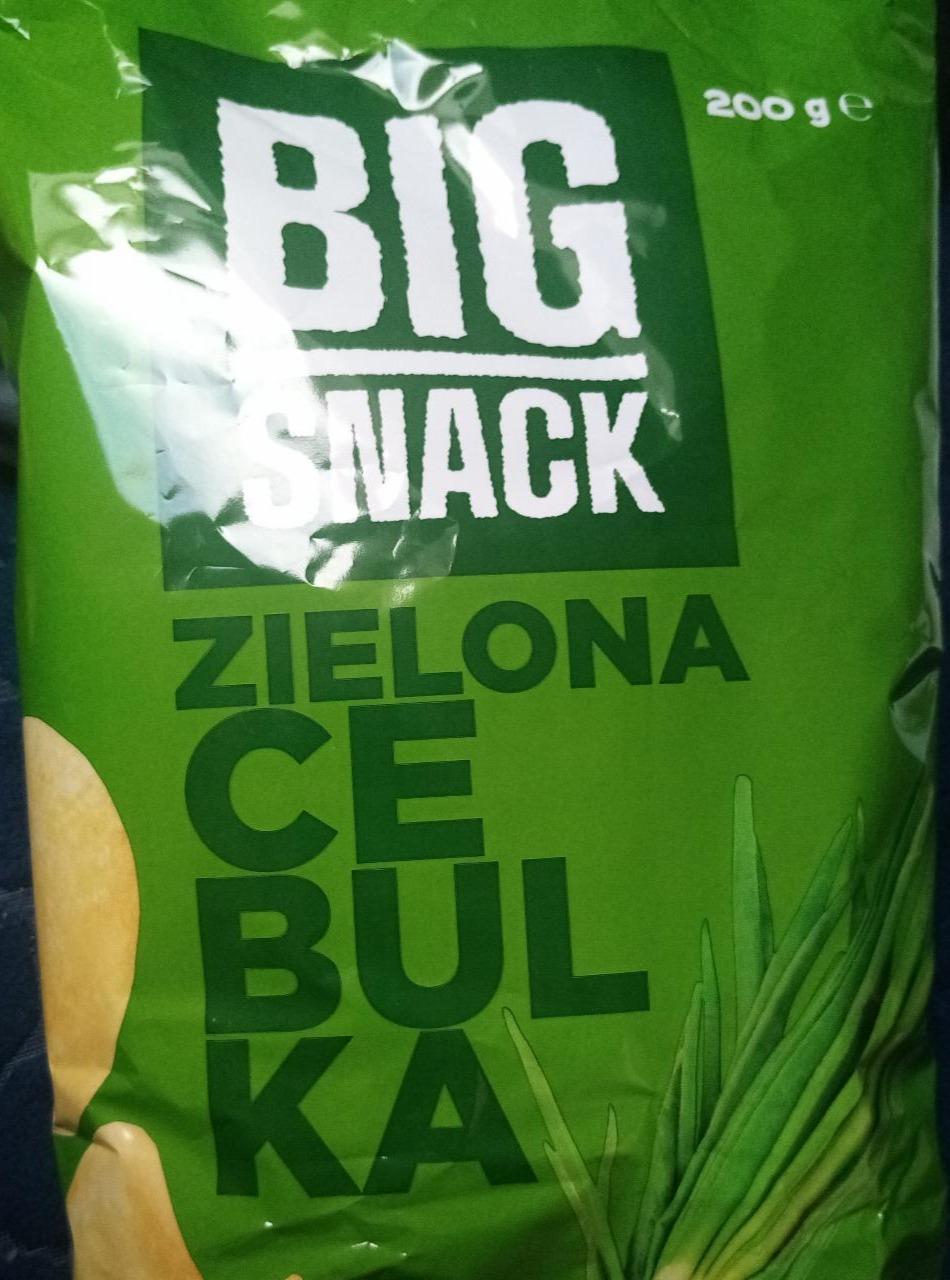 Zdjęcia - Chipsy o smaku zielonej cebulki Big snack