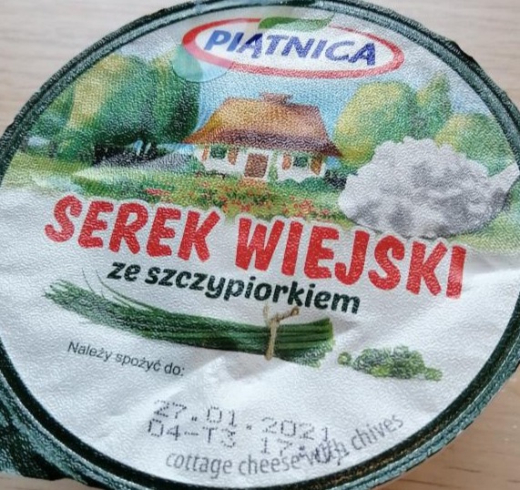 Zdjęcia - Serek wiejski ze szczypiorkiem Piątnica