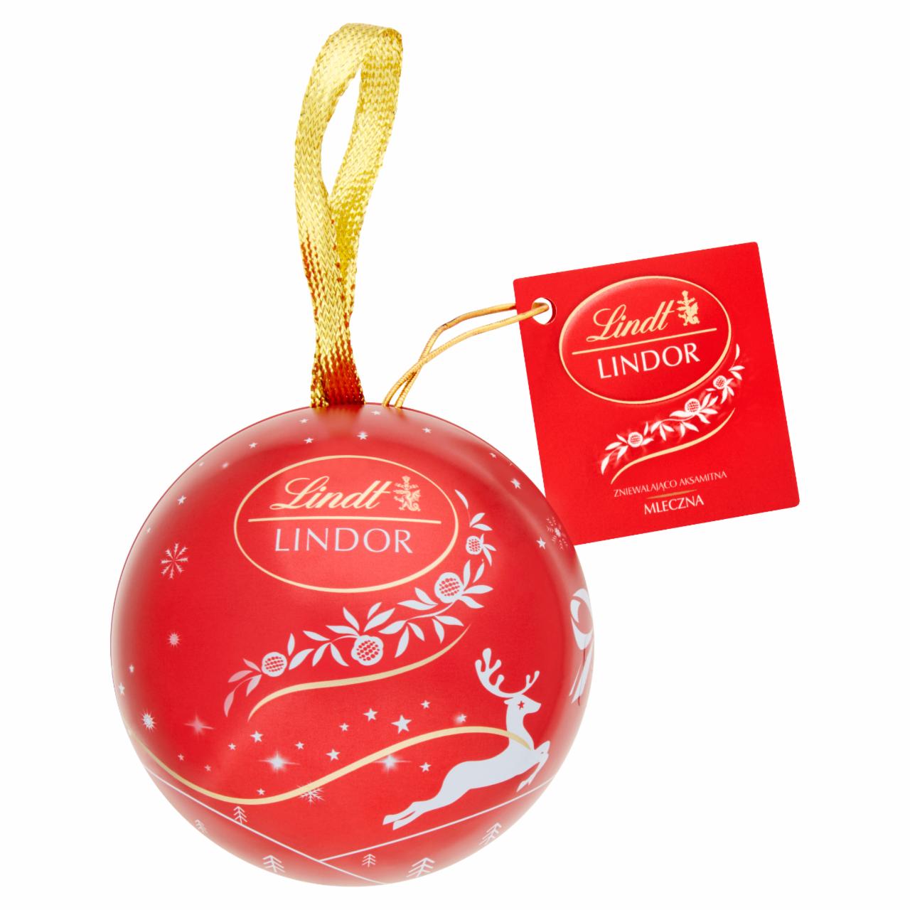 Zdjęcia - Lindt Lindor Pralinki z czekolady mlecznej z nadzieniem 37,5 g