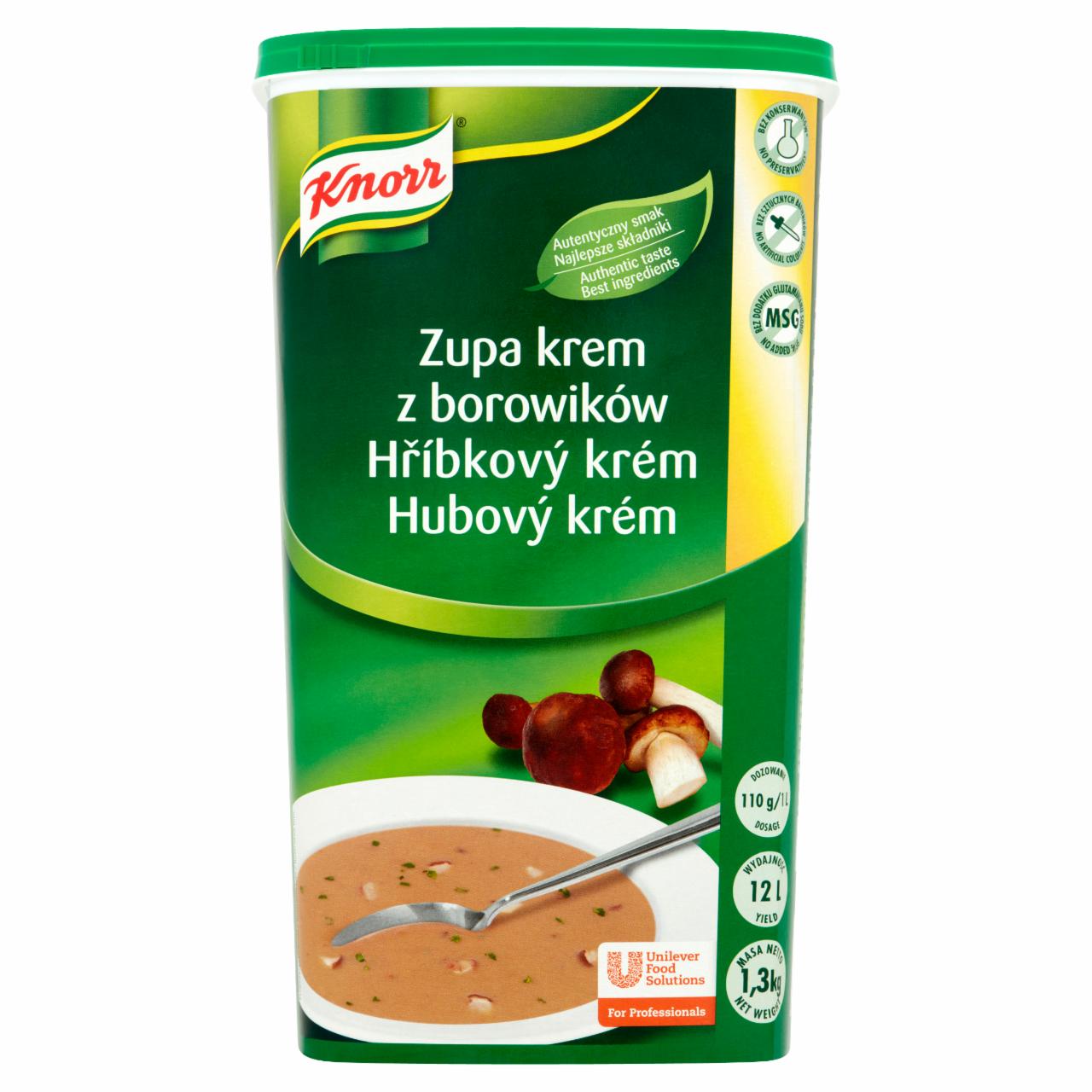 Zdjęcia - Knorr Zupa krem z borowików 1,3 kg