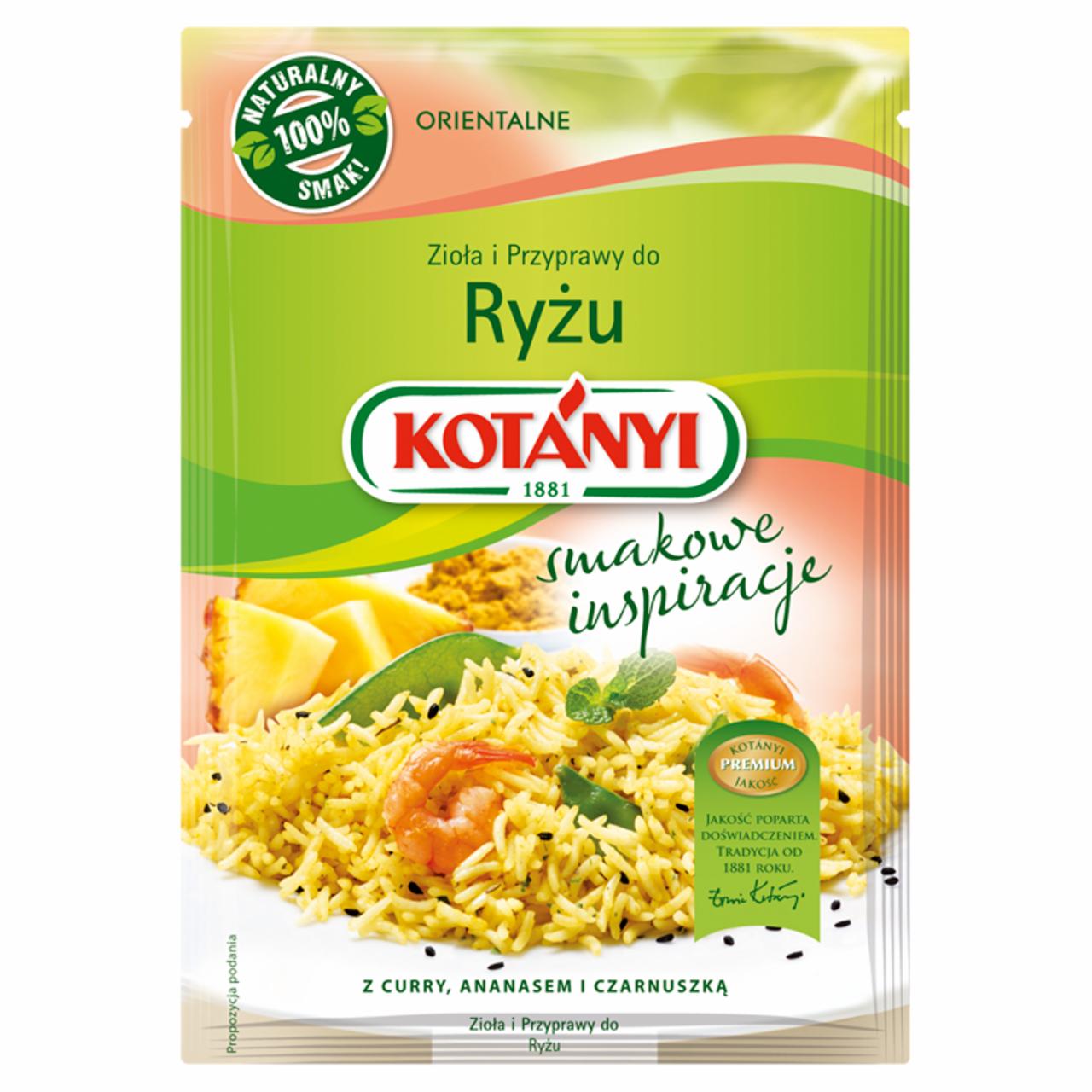 Zdjęcia - Kotányi Smakowe inspiracje Zioła i przyprawy do ryżu 25 g