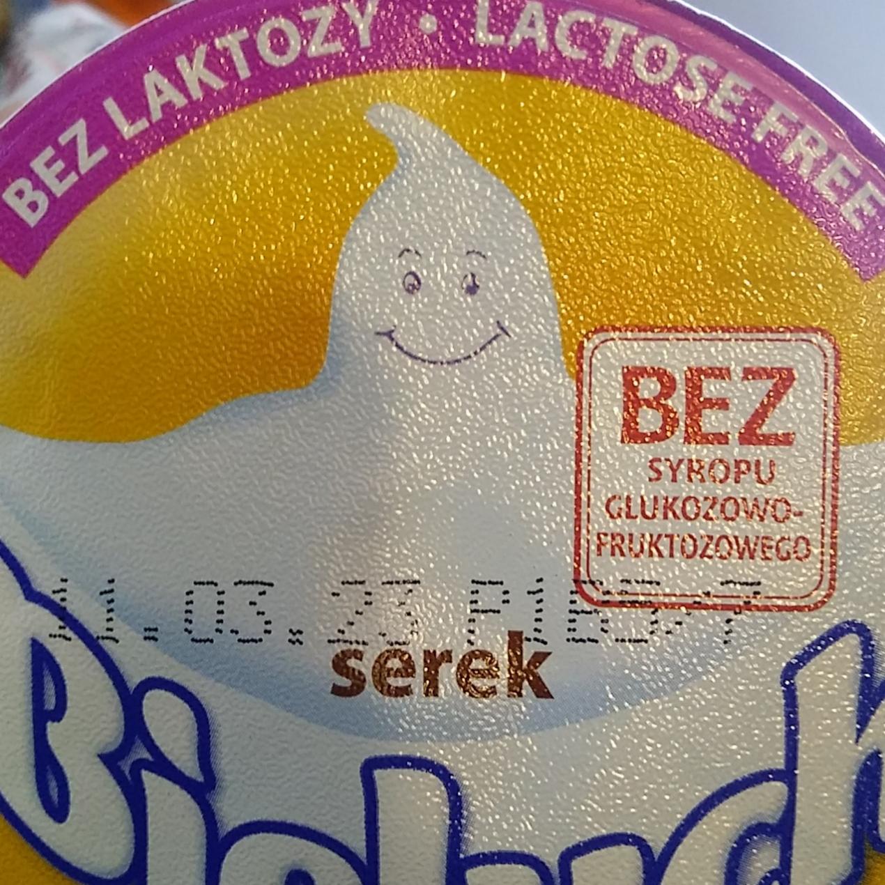 Zdjęcia - Bieluch Serek o smaku waniliowym bez laktozy 150 g