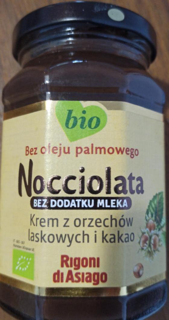 Zdjęcia - Ekologiczny krem do smarowania z orzechów laskowych i kakao nocciolata bio