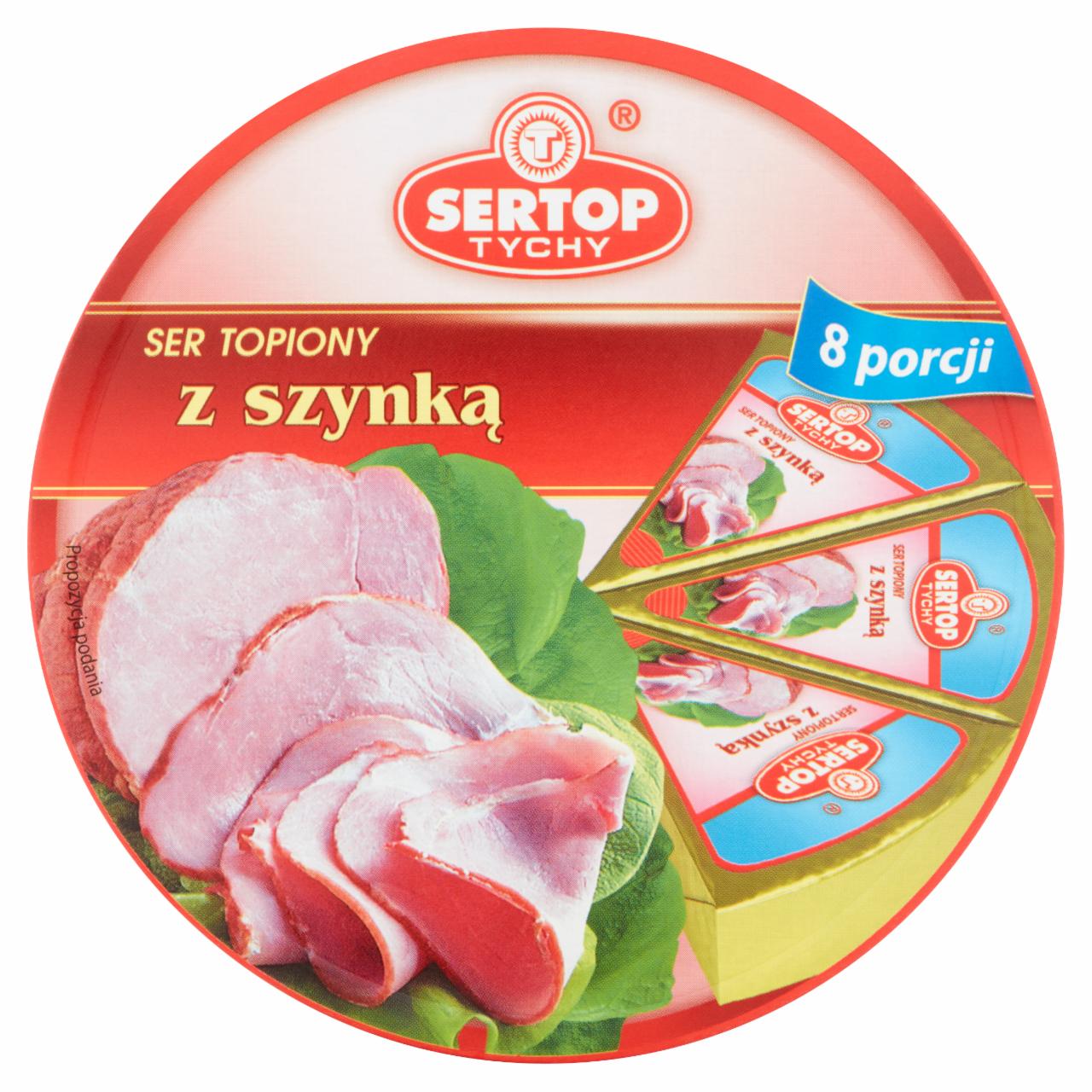 Zdjęcia - Sertop Tychy Ser topiony z szynką 140 g (8 porcji)