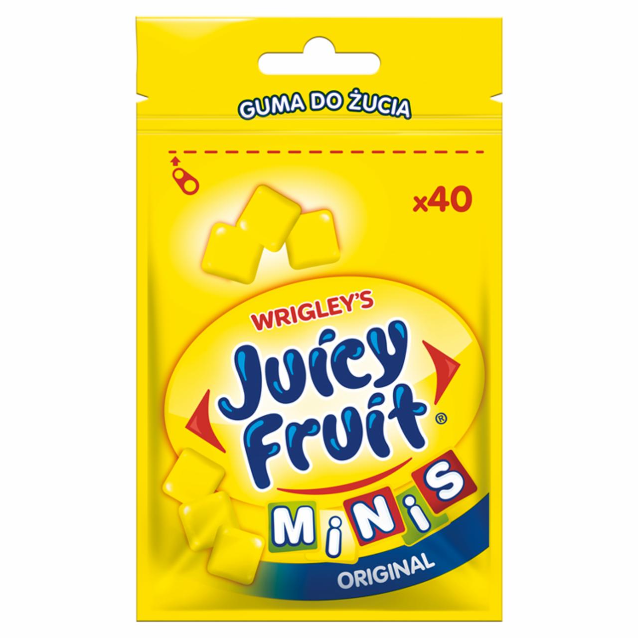 Zdjęcia - Juicy Fruit Original Guma do żucia bez cukru 28 g (40 minidrażetek)