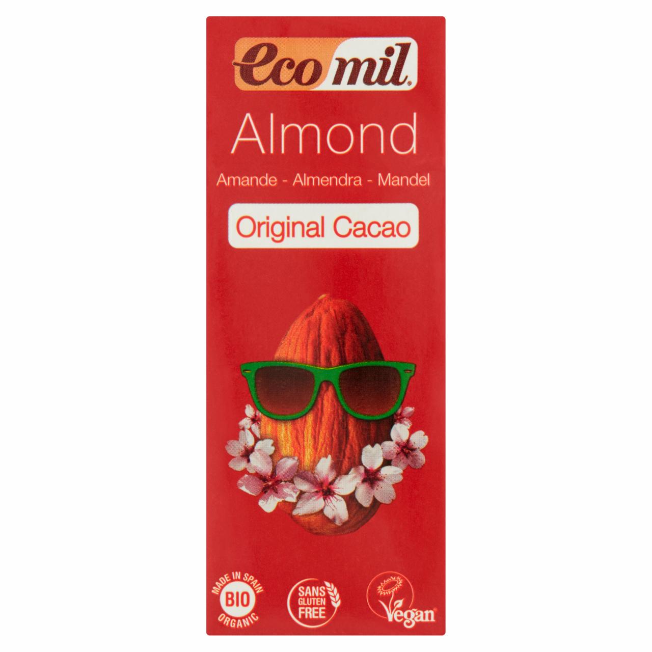 Zdjęcia - EcoMil Napój migdałowy z kakao 200 ml