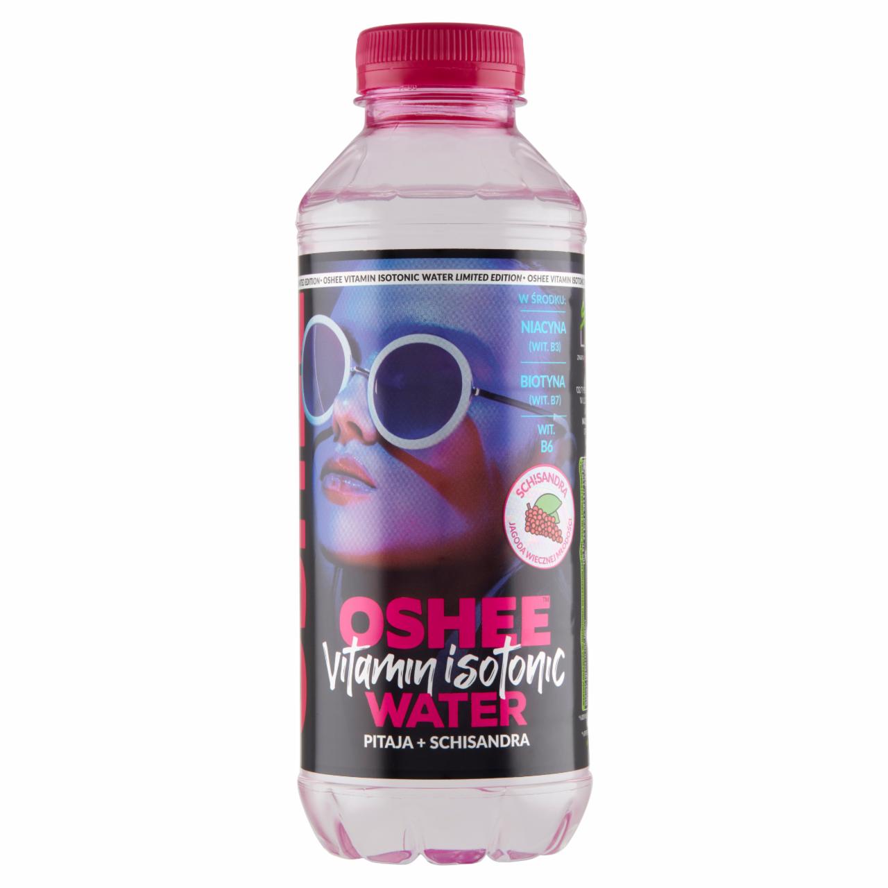 Zdjęcia - Oshee Vitamin Isotonic Water Napój niegazowany pitaja + schisandra 555 ml